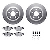 4312-63066 Geospec Brake Rotors with 3000-Series Ceramic Brake Pads & Hardware, 2009-2015 Mercedes-Benz, Position: Rear