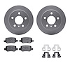 4312-63069 Geospec Brake Rotors with 3000-Series Ceramic Brake Pads & Hardware, 2006-2011 Mercedes-Benz, Position: Rear - image 1