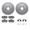 4312-63072 Geospec Brake Rotors with 3000-Series Ceramic Brake Pads & Hardware, 2012-2018 Mercedes-Benz, Position: Rear - image 1