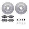 4312-63074 Geospec Brake Rotors with 3000-Series Ceramic Brake Pads & Hardware, 2013-2019 Mercedes-Benz, Position: Rear - image 1