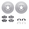 4312-63075 Geospec Brake Rotors with 3000-Series Ceramic Brake Pads & Hardware, 2014-2019 Mercedes-Benz, Position: Rear
