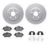 4312-63076 Geospec Brake Rotors with 3000-Series Ceramic Brake Pads & Hardware, 2012-2020 Mercedes-Benz, Position: Rear - image 1