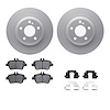 4312-63077 Geospec Brake Rotors with 3000-Series Ceramic Brake Pads & Hardware, 2014-2020 Multiple Makes/Models, Position: Rear