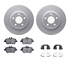 4312-63078 Geospec Brake Rotors with 3000-Series Ceramic Brake Pads & Hardware, 2014-2019 Mercedes-Benz, Position: Rear - image 1