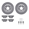 4312-63080 Geospec Brake Rotors with 3000-Series Ceramic Brake Pads & Hardware, 2015-2021 Mercedes-Benz, Position: Rear - image 1