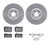 4312-63081 Geospec Brake Rotors with 3000-Series Ceramic Brake Pads & Hardware, Fits Select Mercedes-Benz, Position: Front - image 1