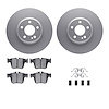 4312-63083 Geospec Brake Rotors with 3000-Series Ceramic Brake Pads & Hardware, Fits Select Mercedes-Benz, Position: Rear