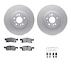 4312-63084 Geospec Brake Rotors with 3000-Series Ceramic Brake Pads & Hardware, 2012-2018 Mercedes-Benz, Position: Front - image 1
