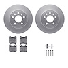 4312-65003 Geospec Brake Rotors with 3000-Series Ceramic Brake Pads & Hardware, 1997-2008 GM, Position: Rear - image 1