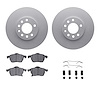 4312-65004 Geospec Brake Rotors with 3000-Series Ceramic Brake Pads & Hardware, 1997-2006 GM, Position: Front - image 1