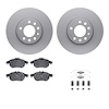 4312-65007 Geospec Brake Rotors with 3000-Series Ceramic Brake Pads & Hardware, 2003-2005 GM, Position: Front - image 1