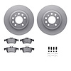 4312-65011 Geospec Brake Rotors with 3000-Series Ceramic Brake Pads & Hardware, 2003-2011 GM, Position: Rear - image 1