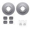 4312-67001 Geospec Brake Rotors with 3000-Series Ceramic Brake Pads & Hardware, 1970-1973 Infiniti/Nissan, Position: Front