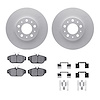 4312-67009 Geospec Brake Rotors with 3000-Series Ceramic Brake Pads & Hardware, 1994-2000 Infiniti/Nissan, Position: Rear - image 1