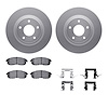 4312-67020 Geospec Brake Rotors with 3000-Series Ceramic Brake Pads & Hardware, 2007-2013 Infiniti/Nissan, Position: Front - image 1