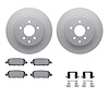 4312-67036 Geospec Brake Rotors with 3000-Series Ceramic Brake Pads & Hardware, 2005-2021 Infiniti/Nissan, Position: Rear - image 1