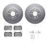 4312-67039 Geospec Brake Rotors with 3000-Series Ceramic Brake Pads & Hardware, 2004-2006 Infiniti/Nissan, Position: Front - image 1
