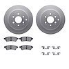 4312-67047 Geospec Brake Rotors with 3000-Series Ceramic Brake Pads & Hardware, 2005-2012 Infiniti/Nissan, Position: Rear - image 1