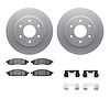 4312-67048 Geospec Brake Rotors with 3000-Series Ceramic Brake Pads & Hardware, 2004-2005 Infiniti/Nissan, Position: Front - image 1