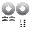 4312-67056 Geospec Brake Rotors with 3000-Series Ceramic Brake Pads & Hardware, 2012-2021 Infiniti/Nissan, Position: Front - image 1