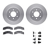 4312-67057 Geospec Brake Rotors with 3000-Series Ceramic Brake Pads & Hardware, Fits Select Infiniti/Nissan, Position: Front - image 1