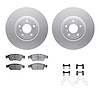 4312-68007 Geospec Brake Rotors with 3000-Series Ceramic Brake Pads & Hardware, 2007-2015 Infiniti/Nissan, Position: Front - image 1
