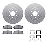 4312-68011 Geospec Brake Rotors with 3000-Series Ceramic Brake Pads & Hardware, Fits Select Infiniti/Nissan, Position: Front - image 1