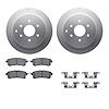 4312-68012 Geospec Brake Rotors with 3000-Series Ceramic Brake Pads & Hardware, Fits Select Infiniti/Nissan, Position: Rear - image 1