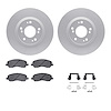 4312-72017 Geospec Brake Rotors with 3000-Series Ceramic Brake Pads & Hardware, 2004-2012 Mitsubishi, Position: Front - image 1