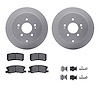 4312-72019 Geospec Brake Rotors with 3000-Series Ceramic Brake Pads & Hardware, 2004-2011 Mitsubishi, Position: Rear - image 1