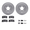 4312-72020 Geospec Brake Rotors with 3000-Series Ceramic Brake Pads & Hardware, 2007-2015 Mitsubishi, Position: Rear - image 1