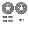 4312-73003 Geospec Brake Rotors with 3000-Series Ceramic Brake Pads & Hardware, 1998-1998 Audi/Volkswagen, Position: Rear - image 1