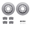 4312-73007 Geospec Brake Rotors with 3000-Series Ceramic Brake Pads & Hardware, 2004-2005 Audi/Volkswagen, Position: Rear - image 1