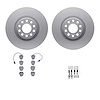 4312-73016 Geospec Brake Rotors with 3000-Series Ceramic Brake Pads & Hardware, 1999-2004 Audi/Volkswagen, Position: Front - image 1