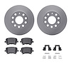 4312-74038 Geospec Brake Rotors with 3000-Series Ceramic Brake Pads & Hardware, 2005-2013 Audi/Volkswagen, Position: Rear - image 1