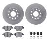 4312-74044 Geospec Brake Rotors with 3000-Series Ceramic Brake Pads & Hardware, 2005-2016 Audi/Volkswagen, Position: Rear - image 1