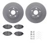 4312-75001 Geospec Brake Rotors with 3000-Series Ceramic Brake Pads & Hardware, 1992-2000 Lexus/Toyota/Scion, Position: Front - image 1