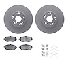 4312-75003 Geospec Brake Rotors with 3000-Series Ceramic Brake Pads & Hardware, 1993-1994 Lexus/Toyota/Scion, Position: Front - image 1