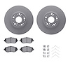 4312-75005 Geospec Brake Rotors with 3000-Series Ceramic Brake Pads & Hardware, 1993-2010 Lexus/Toyota/Scion, Position: Front - image 1
