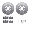 4312-75009 Geospec Brake Rotors with 3000-Series Ceramic Brake Pads & Hardware, 2001-2006 Lexus/Toyota/Scion, Position: Rear - image 1