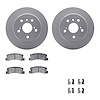 4312-76003 Geospec Brake Rotors with 3000-Series Ceramic Brake Pads & Hardware, 1992-1996 Lexus/Toyota/Scion, Position: Rear - image 1