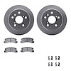 4312-76004 Geospec Brake Rotors with 3000-Series Ceramic Brake Pads & Hardware, 1992-1996 Lexus/Toyota/Scion, Position: Rear - image 1