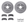 4312-76007 Geospec Brake Rotors with 3000-Series Ceramic Brake Pads & Hardware, 1999-2003 Lexus/Toyota/Scion, Position: Rear - image 1