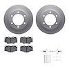 4312-76010 Geospec Brake Rotors with 3000-Series Ceramic Brake Pads & Hardware, 1995-2004 Lexus/Toyota/Scion, Position: Front - image 1