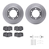 4312-76011 Geospec Brake Rotors with 3000-Series Ceramic Brake Pads & Hardware, 1995-2004 Lexus/Toyota/Scion, Position: Front - image 1