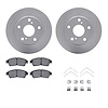 4312-76017 Geospec Brake Rotors with 3000-Series Ceramic Brake Pads & Hardware, 1997-2001 Lexus/Toyota/Scion, Position: Front - image 1