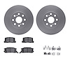 4312-76023 Geospec Brake Rotors with 3000-Series Ceramic Brake Pads & Hardware, 2000-2005 Lexus/Toyota/Scion, Position: Rear - image 1