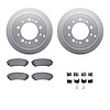 4312-76029 Geospec Brake Rotors with 3000-Series Ceramic Brake Pads & Hardware, 1998-2007 Lexus/Toyota/Scion, Position: Rear - image 1