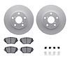 4312-76040 Geospec Brake Rotors with 3000-Series Ceramic Brake Pads & Hardware, 2001-2005 Lexus/Toyota/Scion, Position: Front - image 1