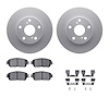 4312-76048 Geospec Brake Rotors with 3000-Series Ceramic Brake Pads & Hardware, 2005-2015 Lexus/Toyota/Scion, Position: Front - image 1